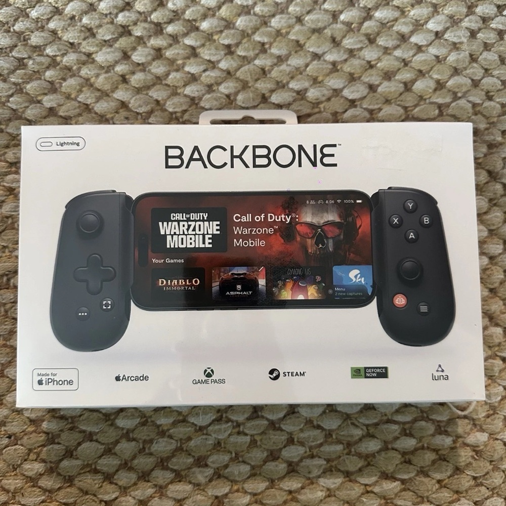 BACKBONE One Mobile Gaming Controller for iPhone 14 & Older (Lightning) 2nd Gen